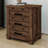 Rustic Farmhouse Three Drawer Nightstand