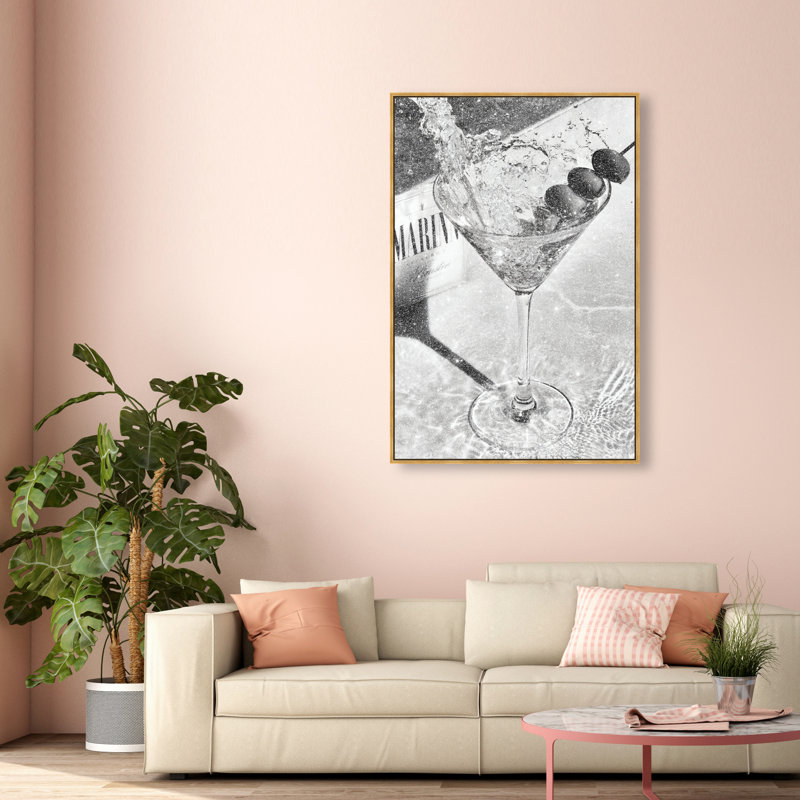 Chill Time II Print by Oliver Gal, 16"H x 11"W, Gold Floater Frame