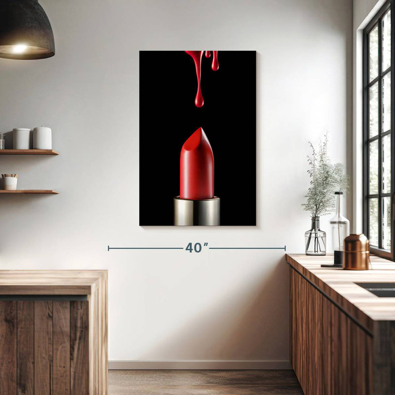Shuttleworth Lipstick, 39" H x 26" W