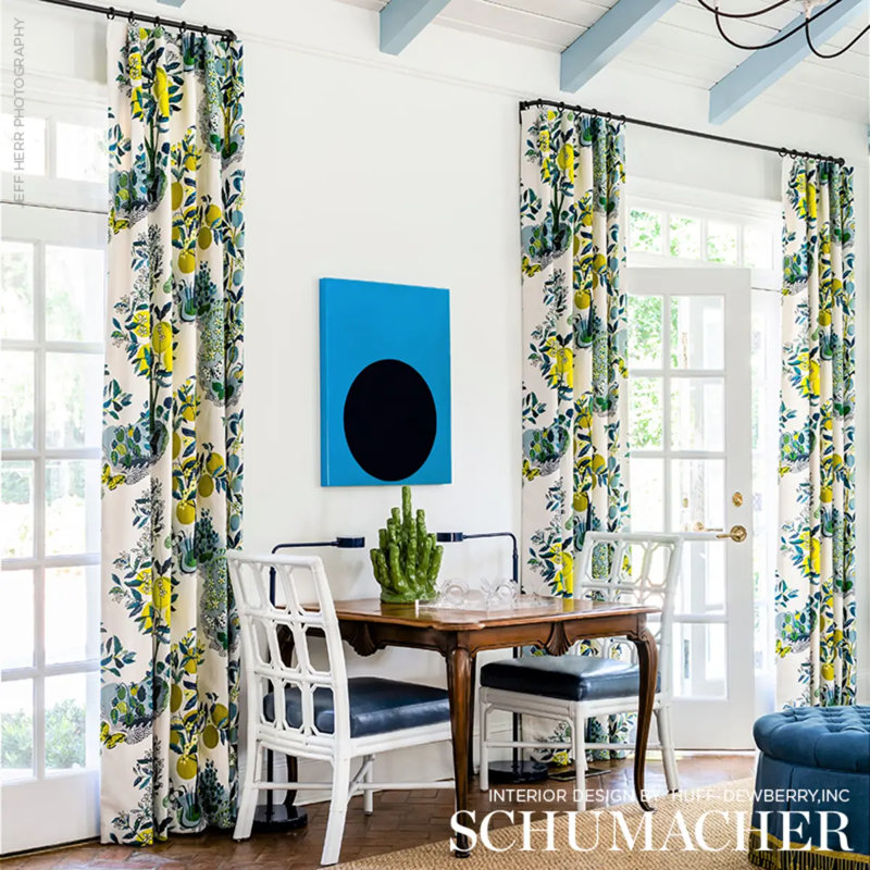 Citrus Garden Fabric, Pool