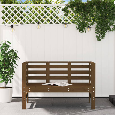 Solid Wood Outdoor Bench