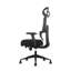 Chaise de bureau réglable en hauteur (foncée)