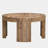 Solid Wood Round 31.5-Inch Farmhouse Circle Center Cocktail Tea Coffee Table for Living Room, Easy Assembly-1422009528