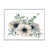 Cadre flottant blanc