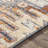 Jamieson Machine Woven Blue/Orange Area Rug-151683847
