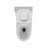 1.1/1.6 GPF Elongated Comfort Height Floor Mounted One-Piece Toilet