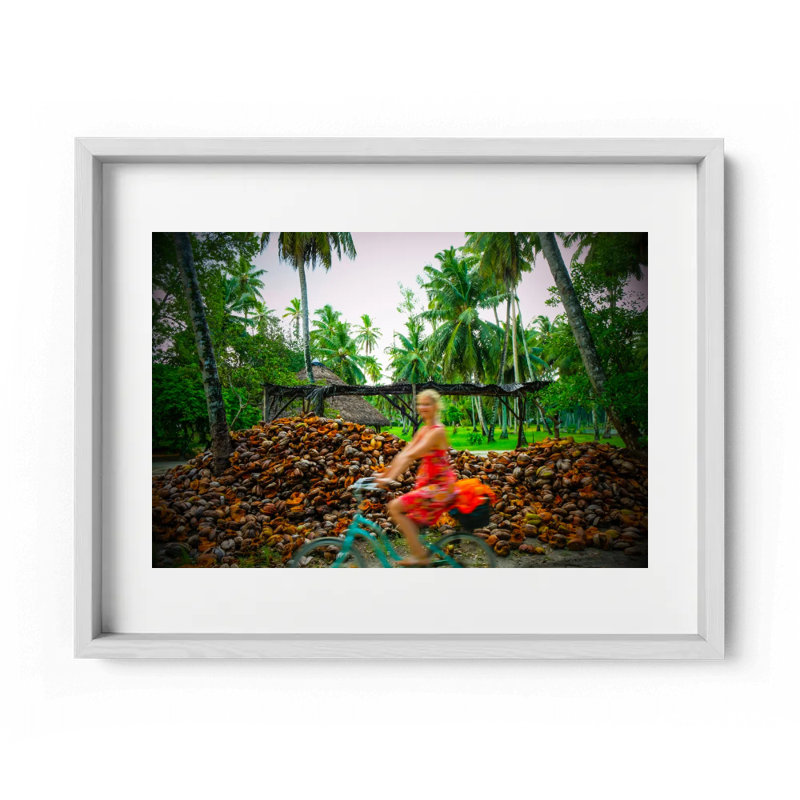 Coconut Dream Print by Joseph Regan, 14" H x 16" W x 0.75" D, White