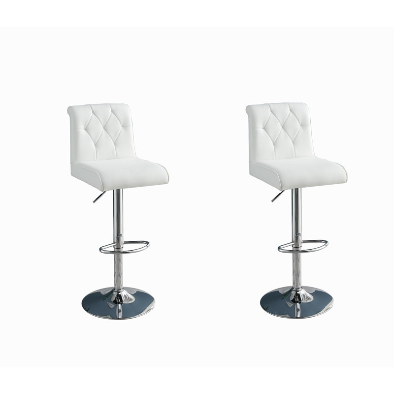 Tabouret de bar Maurkice, Blanc