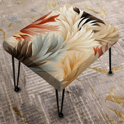 Driftwood Dreams Tropical Pattern II - Tropical Rectangle Ottoman