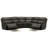 Hannya 6-Piece Leather Power Reclining Sectional