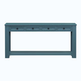 3-Drawers Storage  Console Table with Bottom Shelf for Entryway Hallway