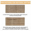 Rattan 6 Drawer Dresser with Metal Handle-123847708