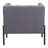 Faux Leather Armchair-2042590823
