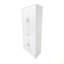 Armoire de rangement pour salle de bain avec portes et tiroir, plusieurs espaces de rangement, tablette réglable-1174565745
