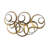 38.5X22X4.2" Seretha Gold Leaf Wall Décor