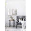Miroirs muraux rectangulaires en bois 16 "x 23" avec cadre blanc vieilli