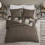 Ensemble de literie en microfibre rustique, courtepointe réversible double / grand pour la maison