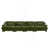 Velours vert olive est en rupture de stock