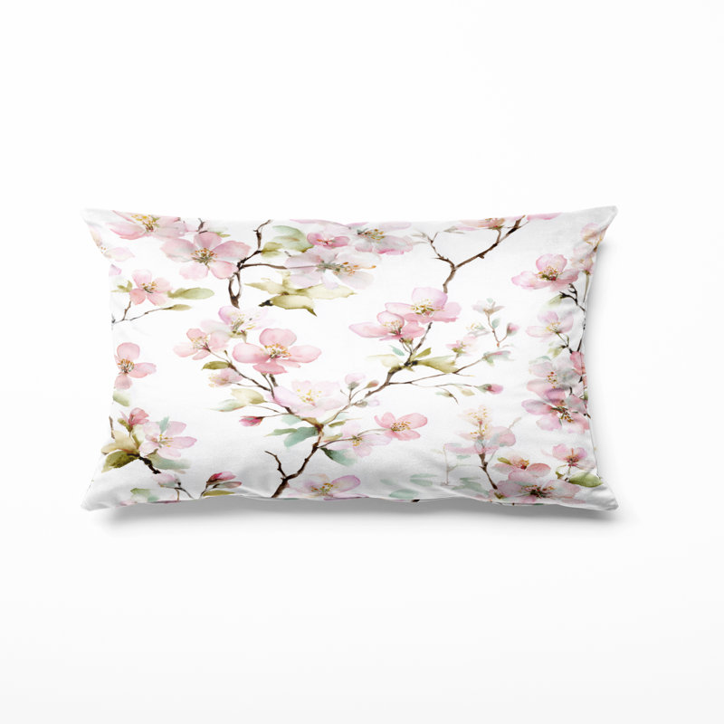 Coussin Floral, H 12 po x l 20 po