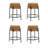 Upholstered Counter Stool with Metal Frame-1499803788-1499803789-1517665183