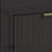 Granville 55" Modern Solid Wood Sideboard with 3 Drawers and 3 Shelves in Black-1960581568