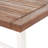 79 Outdoor Wooden Table - Modern Industrial Design Stunning Wood Metal Frame Seats 8 79" X 36" 30" Dark Brown + White Style Dining Persons L W H And
