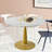 Nicole 40" Pedestal Dining Table-1658567476