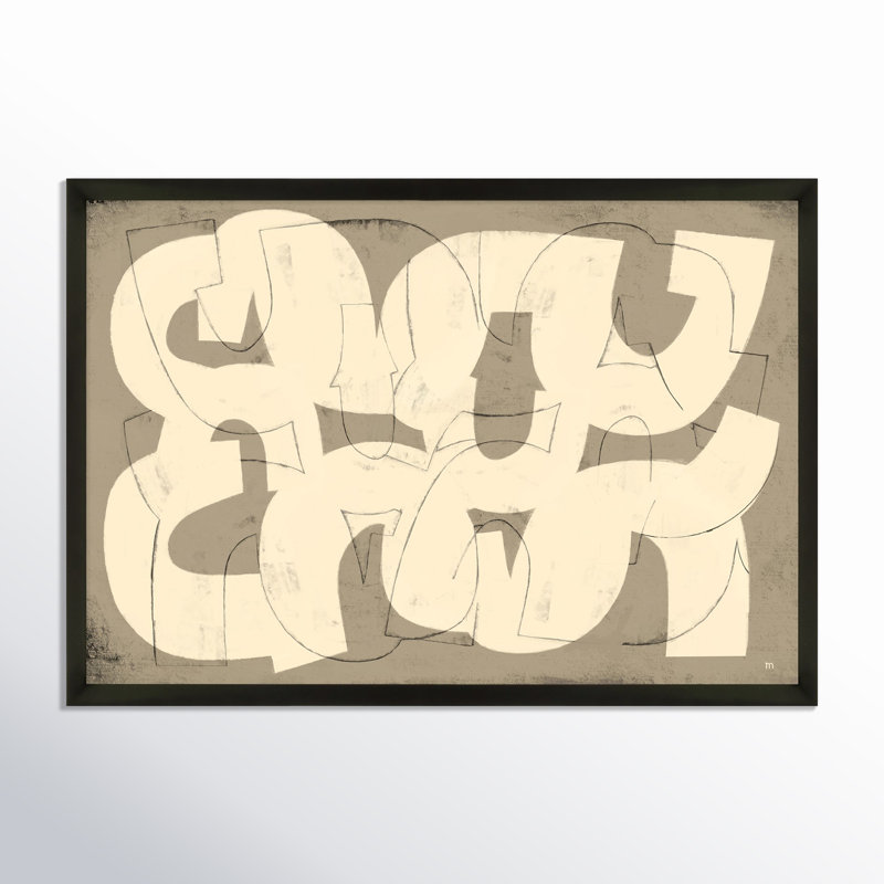 Drawing By StudioM Painting by StudioM, 17.5" H x 25" W x 1.25" D, Black Framed Paper