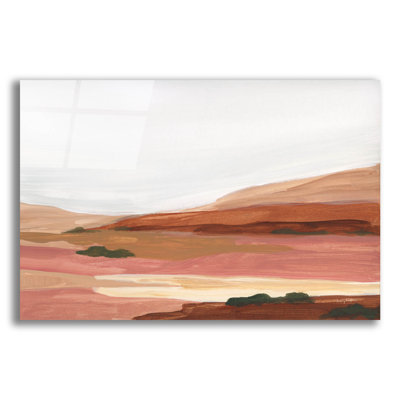  «Laurel Lowland 2» par Haley Knighten, art mural en verre acrylique, 16 po x 12 po