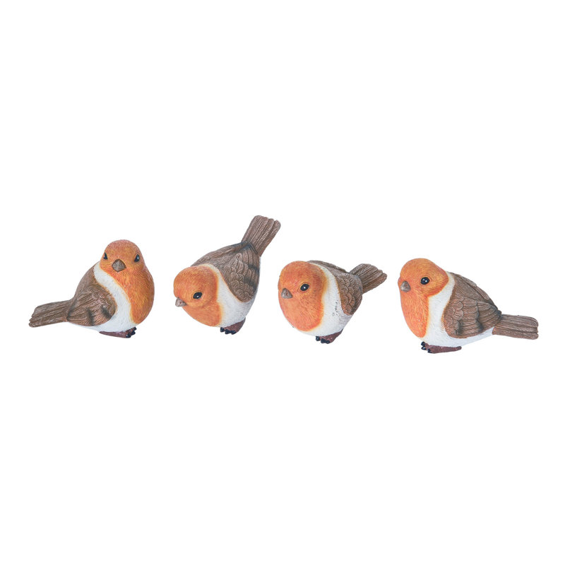  Ensemble de 4 petites décorations printanières en résine Peachy Keen