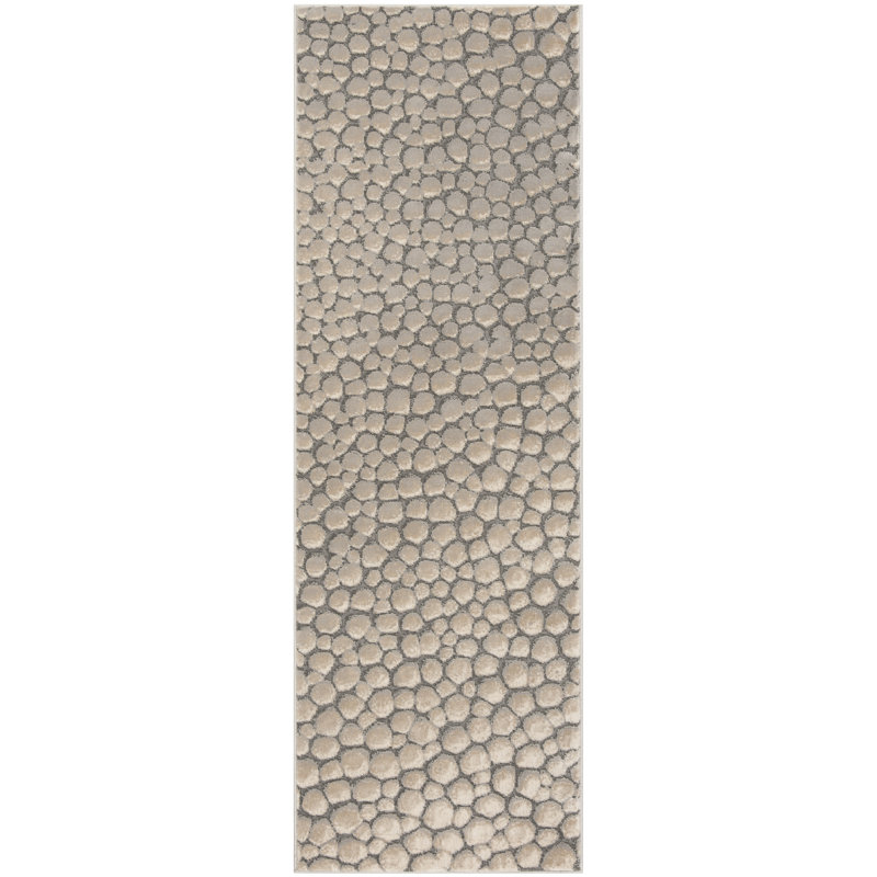 Edvin Performance Geometric Rug, Runner 2'7" x 8'