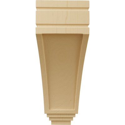 Grand corbeau en bois San Juan l 5 po x P 7 3/4 po x H 14 po (paquet de 6)