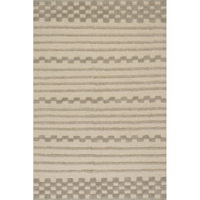 Carmeon Hamilton Nubi Bohemian Striped Hand Woven Rug, Runner 2'6" x 8'
