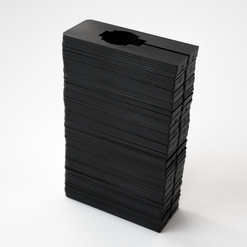 Cloison de taille rectangulaire vide Kinner, Noir
