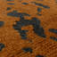 Alaisdair Splash Abstract Orange Black Area Rug-571826414