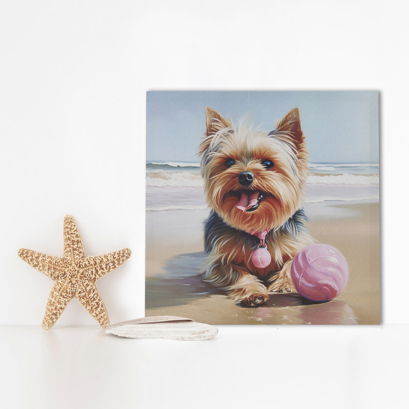 Yorkie Canvas Wall Art