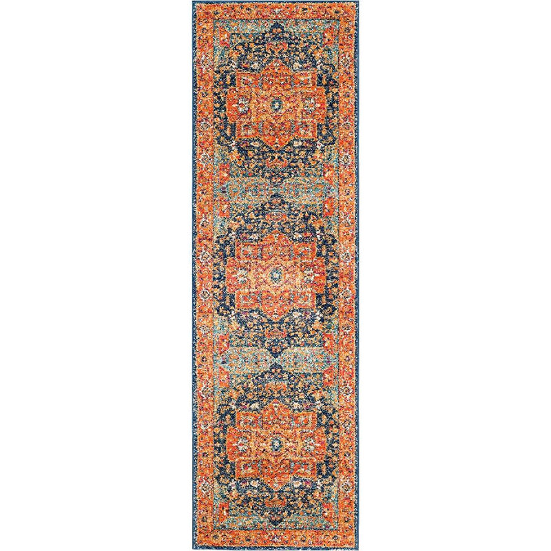 Tapis performance oriental Juanito, Tapis de couloir 2 pi 2 po x 13 pi