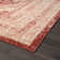 Rectangle Moroccan Machine Woven Polypropylene Area Rug in Burgundy