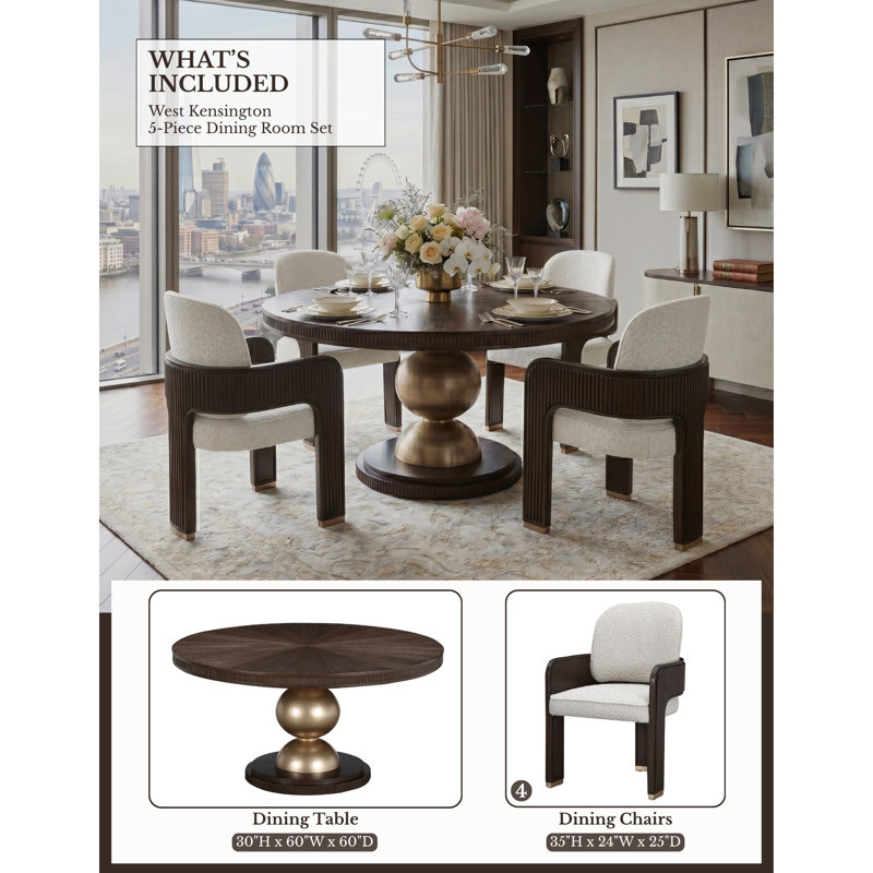 West Kensington 5 - Piece Dining Set