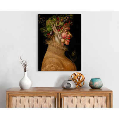 Summer by Giuseppe Arcimboldo - Wrapped Canvas Painting