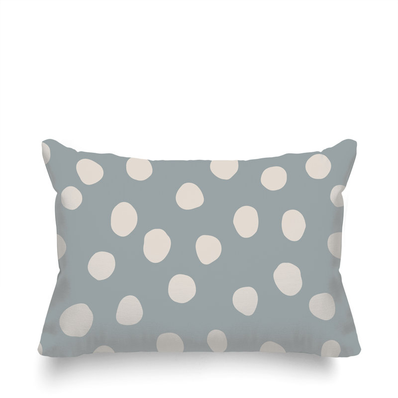 Coussin lombaire réversible intérieur / extérieur Sofi Minimalist, H 14 po x l 20 po, Gris
