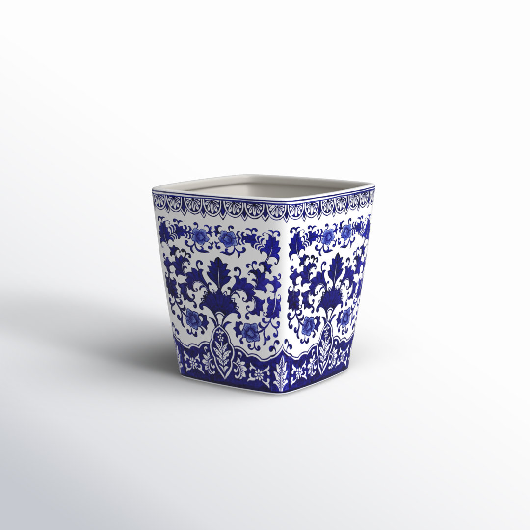 Blue Garden and Camelia Garden Planter Euro Ceramica 
