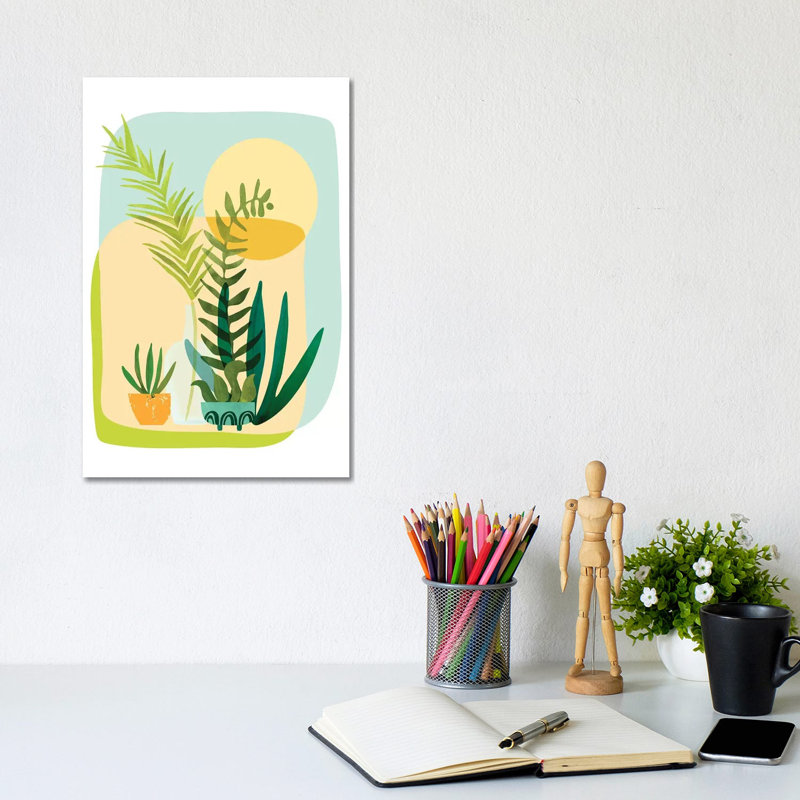 Whimsical Garden - Wrapped Canvas Print, 20.32 cm H x 30.48 cm W