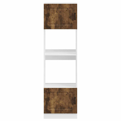 Oven Cabinets 2 Pcs Lucca Engineered Wood