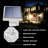 LED Solar Powered Dusk to Dawn Outdoor Security Spotlight with Motion Sensor and Timer-87641363