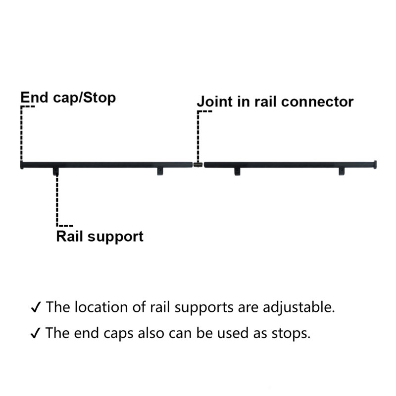 3.3Ft Extended Ladder Rail