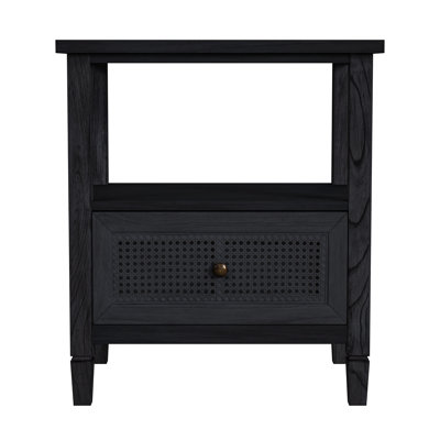 Flagstaff 1-Drawer Cane Nightstand