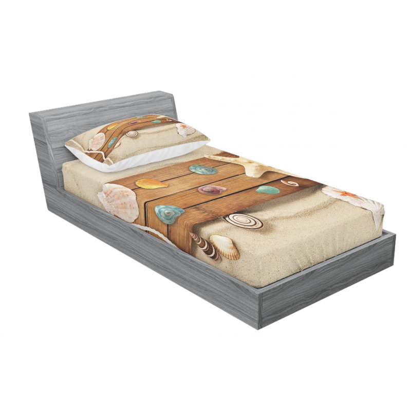Microfiber Sheet Set, Twin Sheet Set with Fitted Sheet