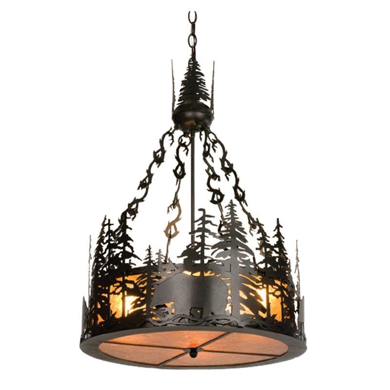 Rustic Lodge 4 - Light Chandelier