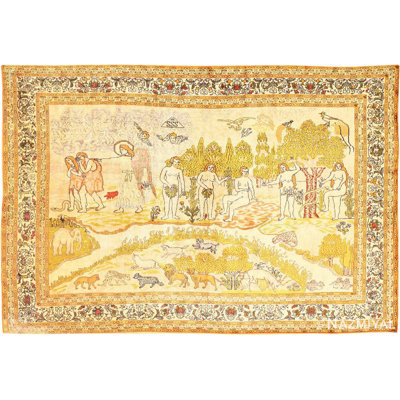 One-of-a-Kind Rectangle 5' X 7' Hand Knotted Area Rug